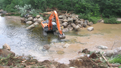 Riverbank Restoration by Cross Excavation