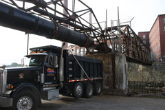 Cross Excavation - Bridge & Pipe Demolition